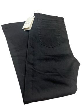 MOTHER black denim jeans Insider Crop Step Fray size 28 NWT bought in Japan